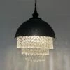 Buy π The Grey Works Lighting Ophelia Antiqued Black Metal Chandelier With Crystal Style Droplets π 2 The Grey Works Lighting Ophelia Antiqued Black Metal Chandelier With Crystal Style Droplets