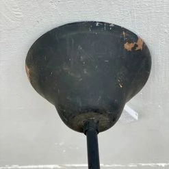 The Grey Works Lighting Ophelia Antiqued Black Metal Chandelier With Crystal Style Droplets