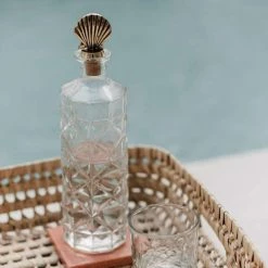 The Grey Works Ornate Bottle In A Round Design
