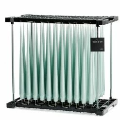 Ester & Erik Pair Of 42cm Tapered Lacquered Dining Candles - Jade Stone 67/0