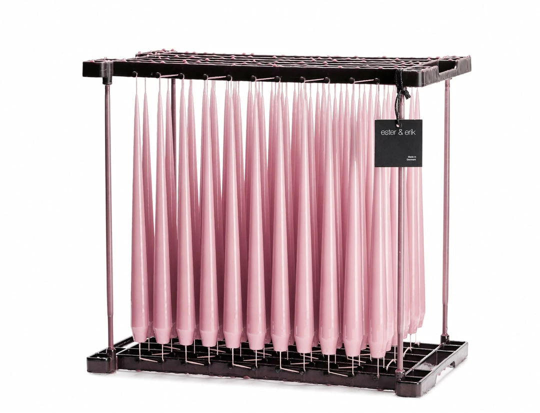 Flash Sale 👍 Ester & Erik Pair Of 42cm Tapered Lacquered Dining Candles- Old Rose No. 39-0 🤩 3 Ester & Erik Pair Of 42cm Tapered Lacquered Dining Candles- Old Rose No. 39-0