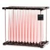 New π Ester & Erik Pair Of 42cm Tapered Lacquered Dining Candles - Rose Quartz No.38-0 π€© 2 Ester & Erik Pair Of 42cm Tapered Lacquered Dining Candles - Rose Quartz No.38-0