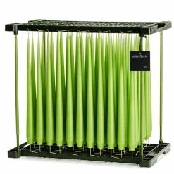 Ester & Erik Pair Of 42cm Tapered Matt Dining Candles - Apple Bite No.35