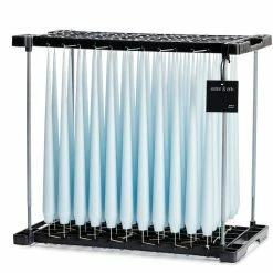 Ester & Erik Pair Of 42cm Tapered Matt Dining Candles - Arctic Breeze No.81