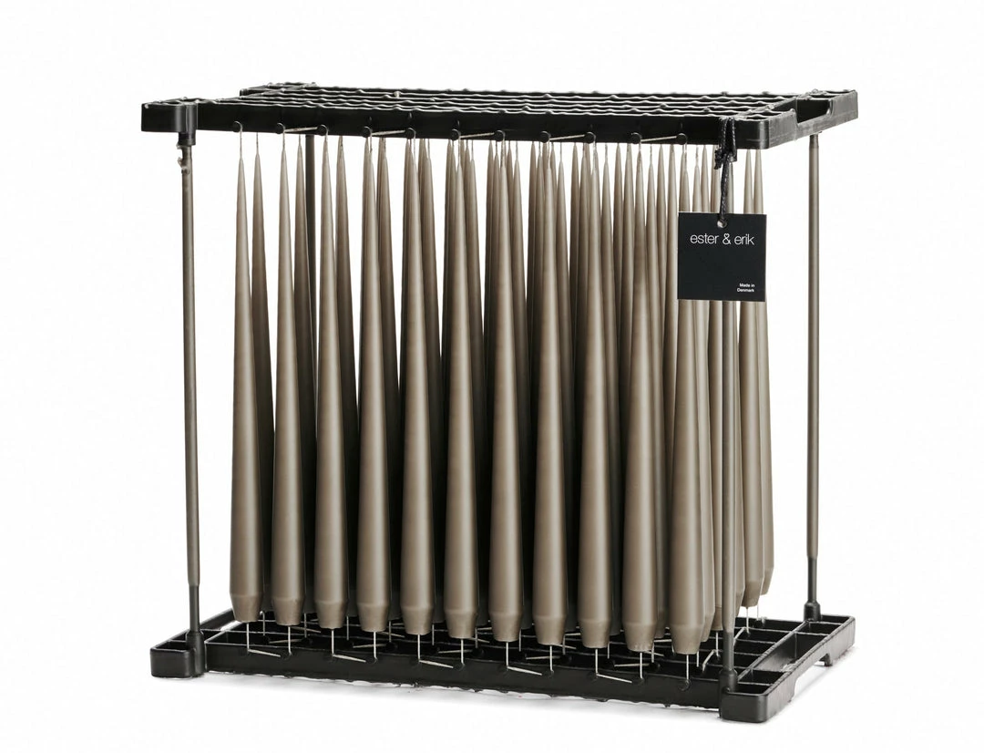 Best deal 👍 Ester & Erik Pair Of 42cm Tapered Matt Dining Candles - Caviar No.77 🌟 3 Ester & Erik Pair Of 42cm Tapered Matt Dining Candles - Caviar No.77