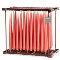 Ester & Erik Pair Of 42cm Tapered Matt Dining Candles - Coral Reef No.26