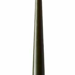 Ester & Erik Pair Of 42cm Tapered Matt Dining Candles - Deep Forest No. 63