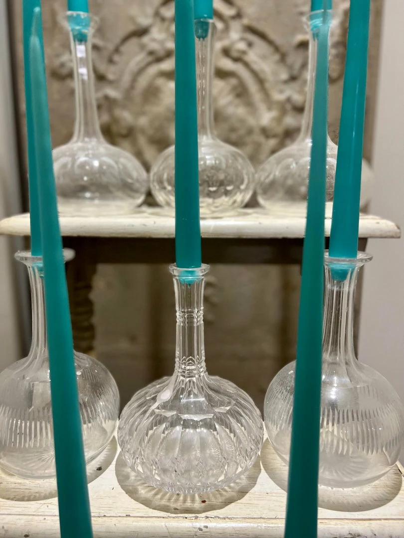 Outlet 👏 Ester & Erik Pair Of 42cm Tapered Matt Dining Candles - Deep Lagoon No.54/2 😉 4 Ester & Erik Pair Of 42cm Tapered Matt Dining Candles - Deep Lagoon No.54/2