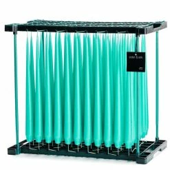 Ester & Erik Pair Of 42cm Tapered Matt Dining Candles - Deep Lagoon No.54/2