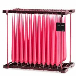Ester & Erik Pair Of 42cm Tapered Matt Dining Candles - Deep Pink No.41/2