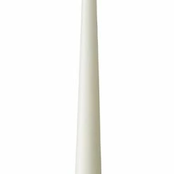 Ester & Erik Pair Of 42cm Tapered Matt Dining Candles - Elderflower No.13