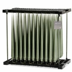 Ester & Erik Pair Of 42cm Tapered Matt Dining Candles - Rosemary No.70