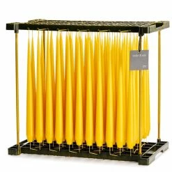 Ester & Erik Pair Of 42cm Tapered Matt Dining Candles - Honey Balm No.43