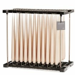 Ester & Erik Pair Of 42cm Tapered Matt Dining Candles - Ice Latte No.11