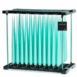 Ester & Erik Pair Of 42cm Tapered Matt Dining Candles - Limpid Lagoon No.54