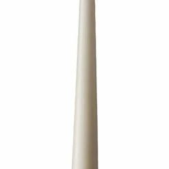 Ester & Erik Pair Of 42cm Tapered Matt Dining Candles - Linen Grey No. 22