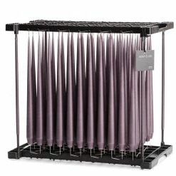 Ester & Erik Pair Of 42cm Tapered Matt Dining Candles - Muted Mauve No.42