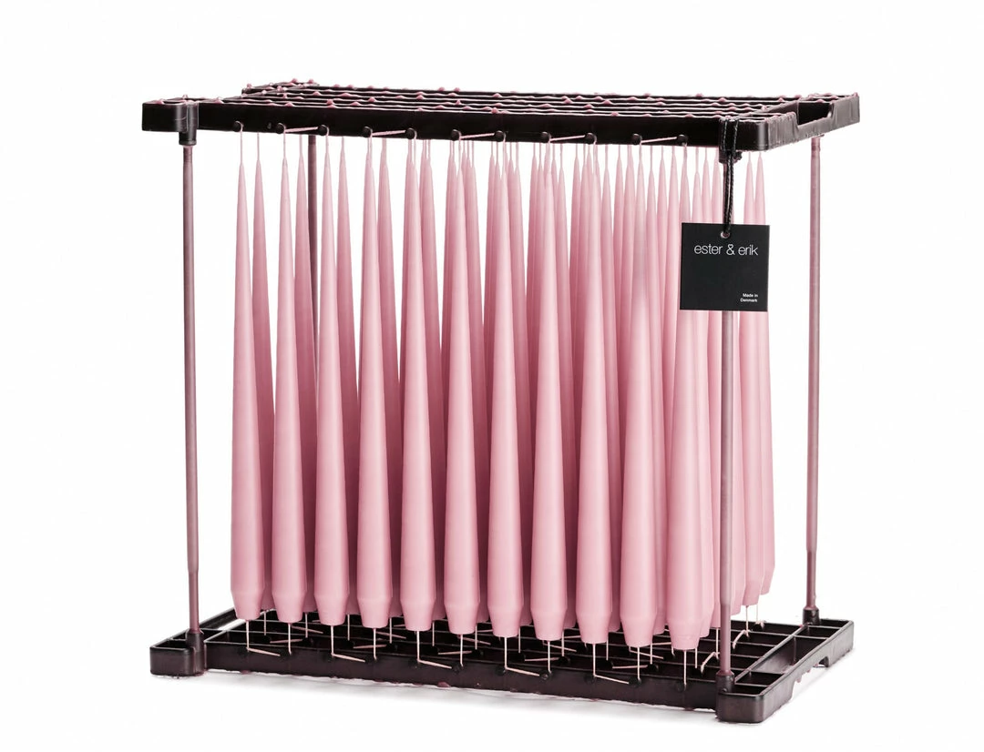 Brand new ๐ Ester & Erik Pair Of 42cm Tapered Matt Dining Candles - Old Rose No. 39 ๐ 3 Ester & Erik Pair Of 42cm Tapered Matt Dining Candles - Old Rose No. 39