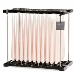 Ester & Erik Pair Of 42cm Tapered Matt Dining Candles - Rosewater No. 51