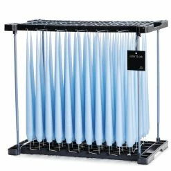 Ester & Erik Pair Of 42cm Tapered Matt Dining Candles - Sky Blue No.59