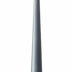 Ester & Erik Pair Of 42cm Tapered Matt Dining Candles - Slate Grey No.74