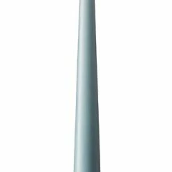 Ester & Erik Pair Of 42cm Tapered Matt Dining Candles - Steel Blue No.64
