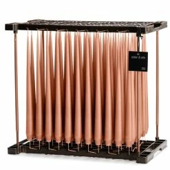 Ester & Erik Pair Of 42cm Tapered Matt Dining Candles - Terracotta No.72