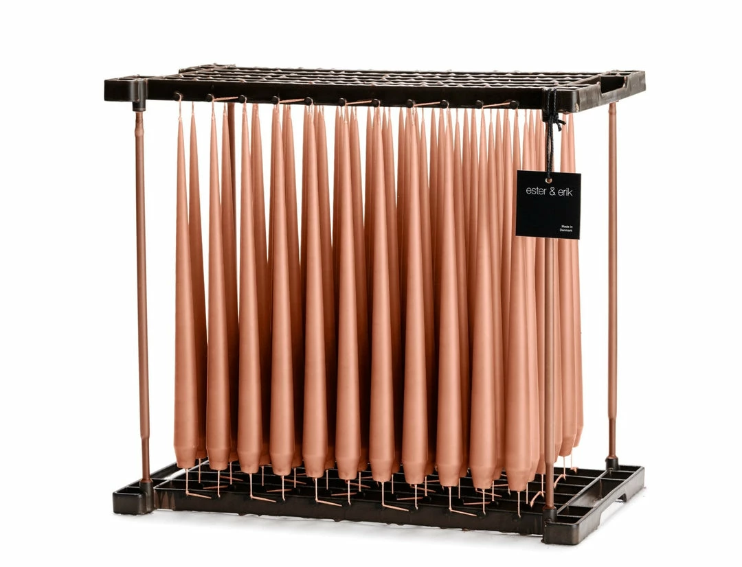 Budget 👏 Ester & Erik Pair Of 42cm Tapered Matt Dining Candles - Terracotta No.72 😉 3 Ester & Erik Pair Of 42cm Tapered Matt Dining Candles - Terracotta No.72