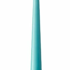 Ester & Erik Pair Of 42cm Tapered Matt Dining Candles - Turquoise No. 56