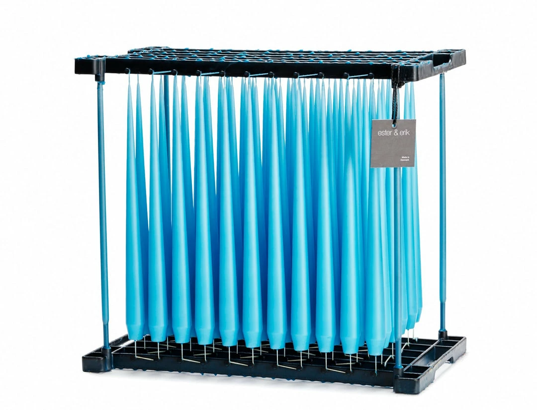 Deals 🌟 Ester & Erik Pair Of 42cm Tapered Matt Dining Candles - Turquoise No. 56 🤩 3 Ester & Erik Pair Of 42cm Tapered Matt Dining Candles - Turquoise No. 56