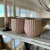 The Grey Works Homewares Pair Of Ceramic Tumblers In Blush Pink