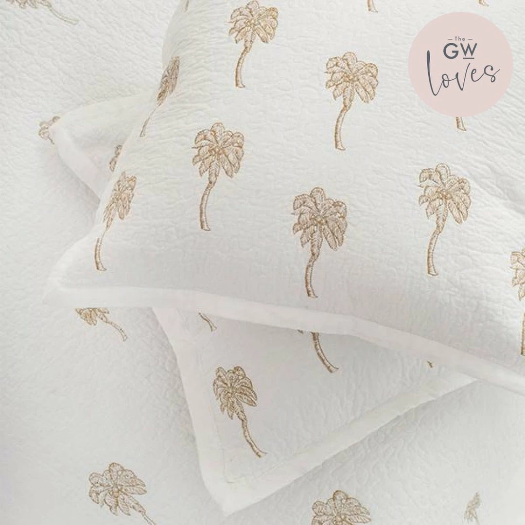 Coupon 🥰 Elizabeth Scarlett Quilted Palmier Cushion Cover ⭐ 3 Elizabeth Scarlett Quilted Palmier Cushion Cover