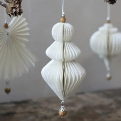 The Grey Works | Life & Style Christmas Sale Paper Lantern Christmas Decoration With Wooden Bead