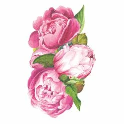 Hester & Cook Peony Paper Accents-Pack Of 12 Dining Decorations