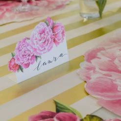 Hester & Cook Homewares Peony Place Cards