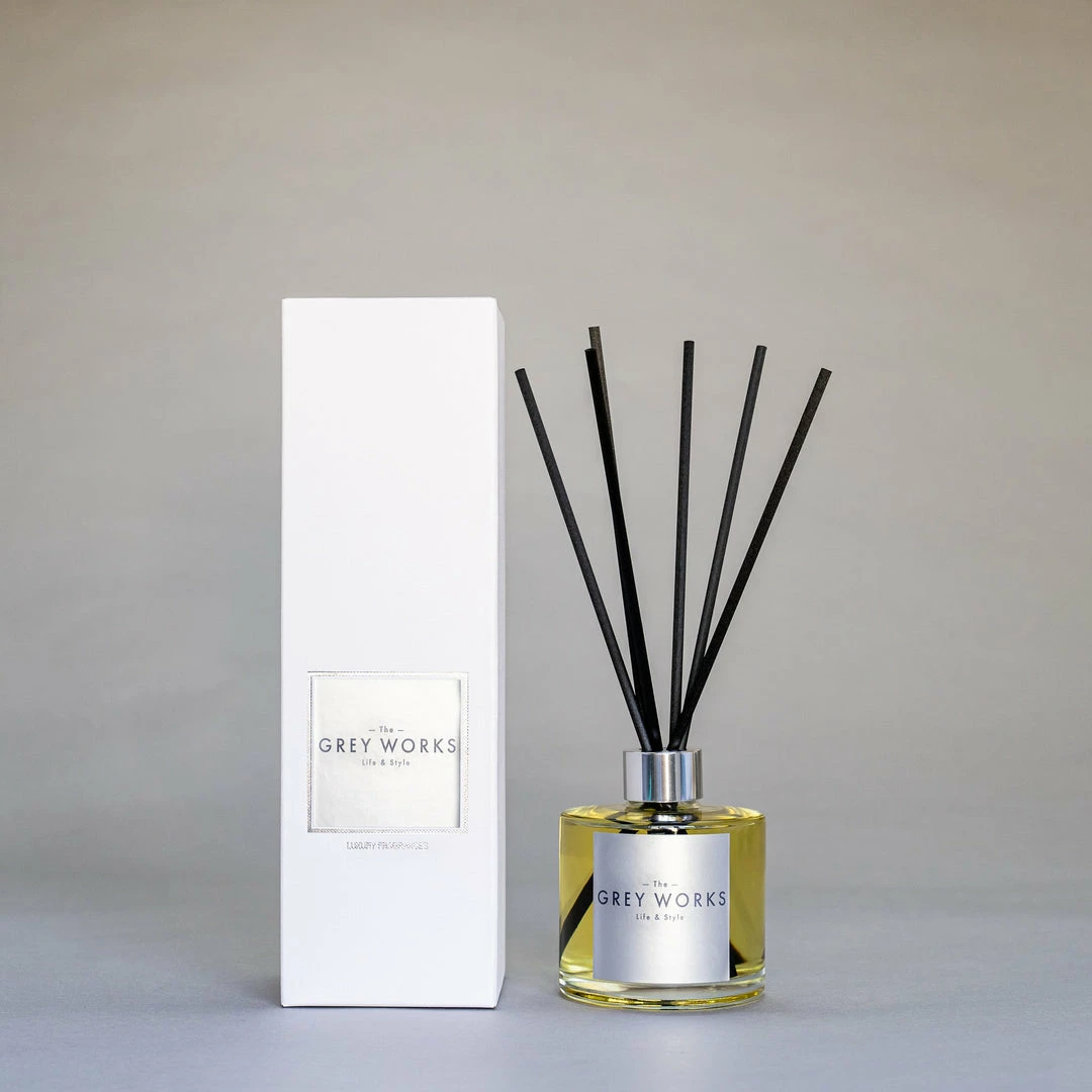 Brand new 🛒 The Grey Works Perfumed Reed Diffuser In Secret Garden Home Fragrance ⭐ 3 The Grey Works Perfumed Reed Diffuser In Secret Garden Home Fragrance
