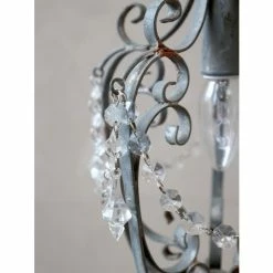 Best reviews of π The Grey Works Lighting Petite Liberty Vintage Style Chandelier In Grey π 12 The Grey Works Lighting Petite Liberty Vintage Style Chandelier In Grey