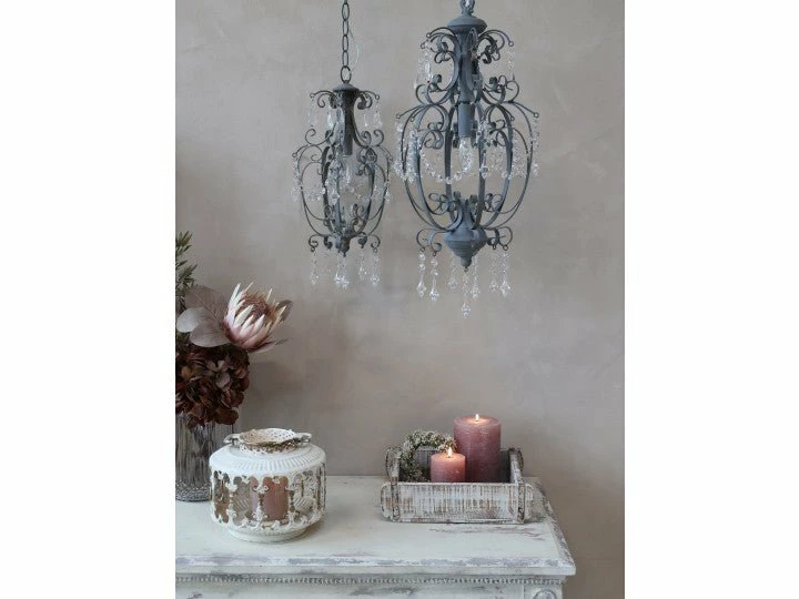 Best reviews of π The Grey Works Lighting Petite Liberty Vintage Style Chandelier In Grey π 3 The Grey Works Lighting Petite Liberty Vintage Style Chandelier In Grey