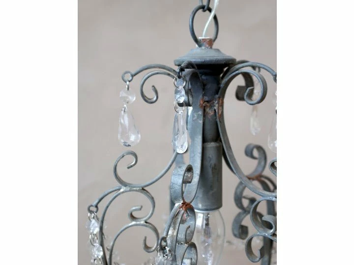 Best reviews of π The Grey Works Lighting Petite Liberty Vintage Style Chandelier In Grey π 6 The Grey Works Lighting Petite Liberty Vintage Style Chandelier In Grey