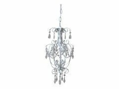 Outlet π The Grey Works Lighting Petite Liberty Vintage Style Chandelier In White π 5 The Grey Works Lighting Petite Liberty Vintage Style Chandelier In White