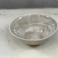 Wonki Ware Pudding Bowl In Warm Grey Wash Bowls