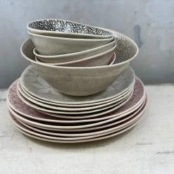 Wonki Ware Pudding Bowl In Warm Grey Wash Bowls