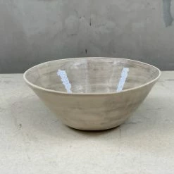 Wonki Ware Pudding Bowl In Warm Grey Wash Bowls