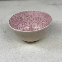 Wonki Ware Ramekin Little Dish In Pink Mixed Patterns Bowls