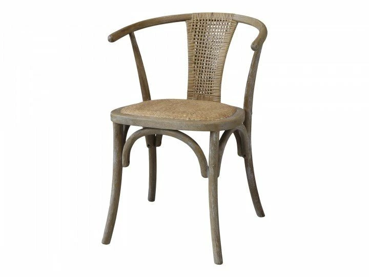Wholesale ๐ The Grey Works Rattan French Style Chair With Rounded Back ๐ฅ 4 The Grey Works Rattan French Style Chair With Rounded Back