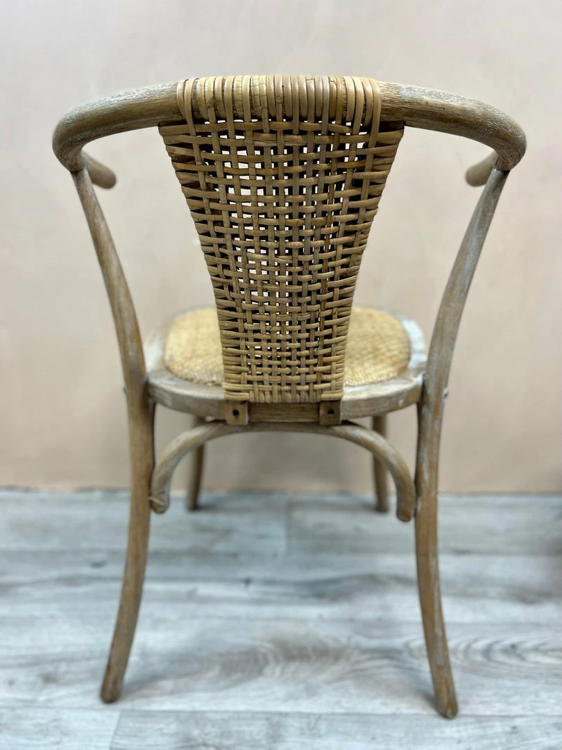 Wholesale ๐ The Grey Works Rattan French Style Chair With Rounded Back ๐ฅ 9 The Grey Works Rattan French Style Chair With Rounded Back