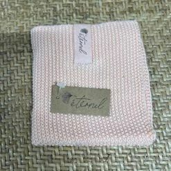 The Grey Works Pink Cotton Kitchen Cloth