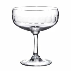 The Vintage List Set Of Four Cocktail Glasses With Lens Design