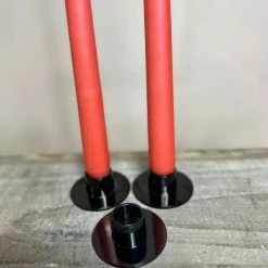 Ester & Erik Candles Shiny Black Stainless Steel Candle Holder