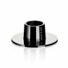 Ester & Erik Candles Shiny Black Stainless Steel Candle Holder